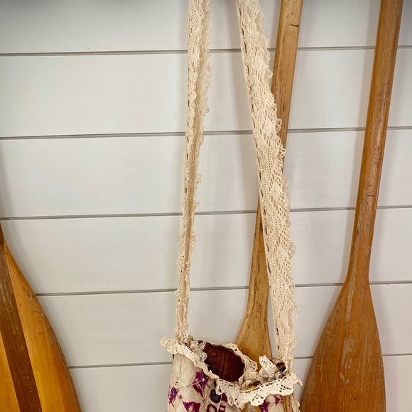 One of A Kind -Handmade Vintage Indian Textile Bag! - Picture 3 of 8